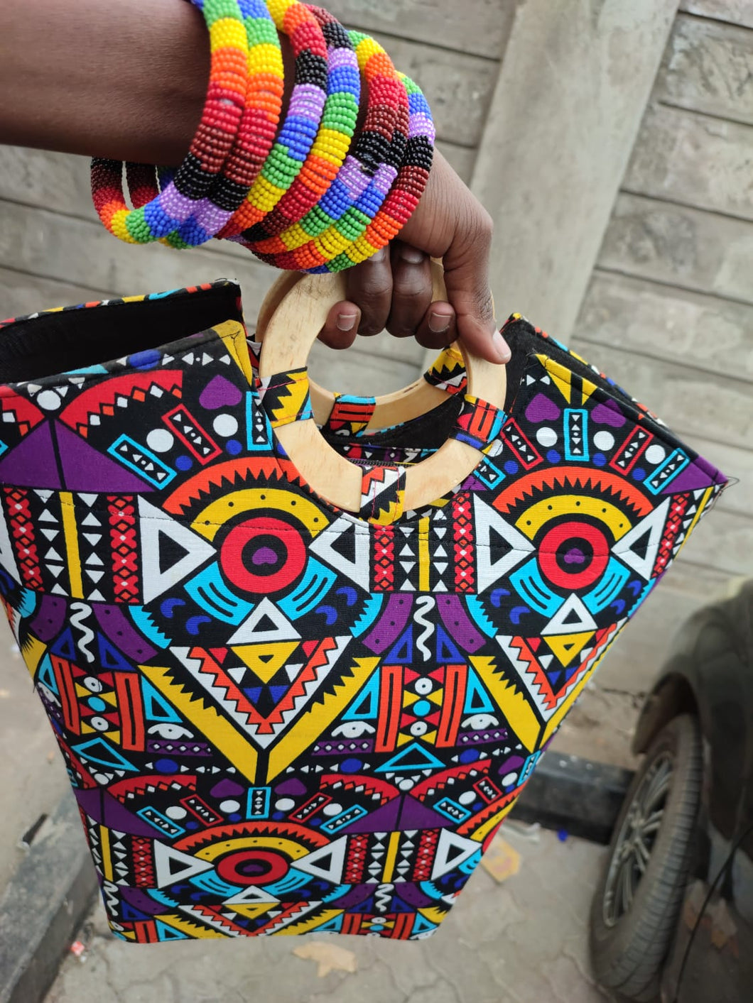 Ankara Print Handbag